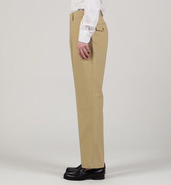 TOMORROWLAND MENS「60/2コットン イン1プリーツスラックス」|スラックス|