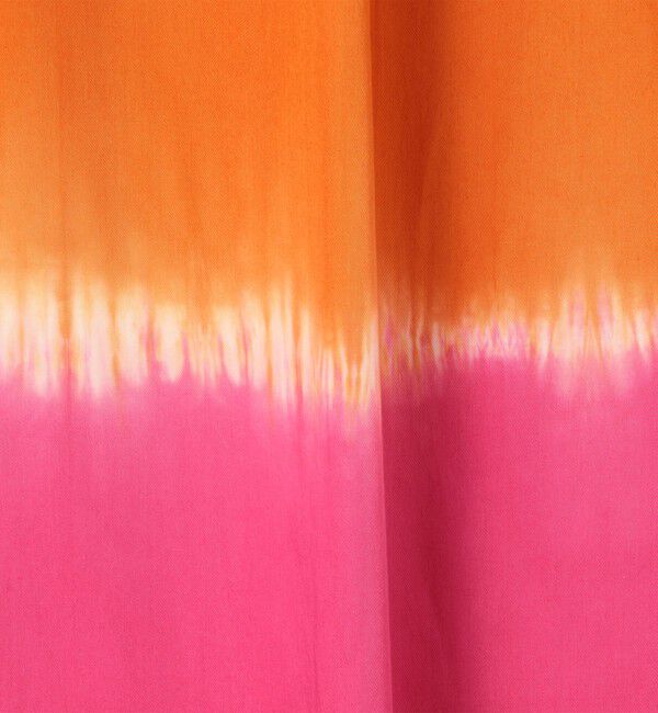 MACPHEE「ディップダイ ギャザーマキシスカート」|フレア|