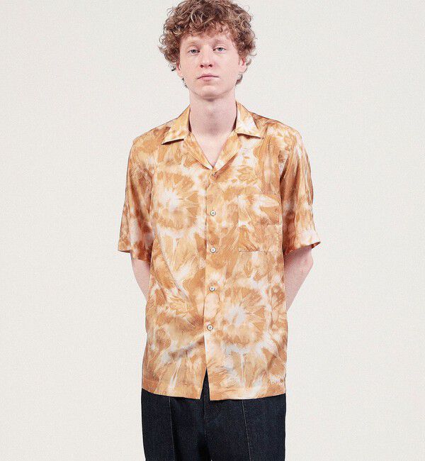 TOMORROWLAND BUYING WEAR「BAGUTTA NAWMAVI EMW シルク オープンカラーシャツ」|シャツ・ブラウス|