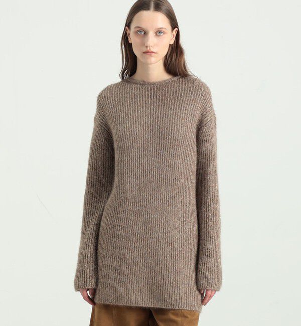 BACCA「アルパカラメミックス ニットワンピース」|ニット・セーター|