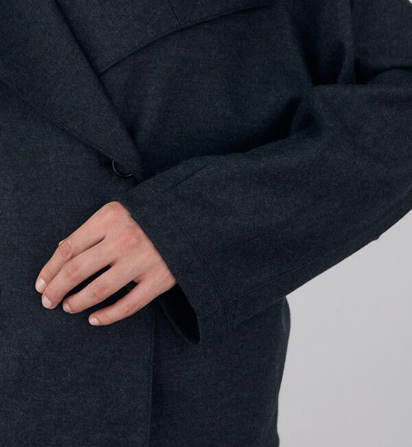 DES PRES「ニットコンビネーション ビッグカラージャケット」|その他|