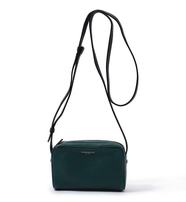 TOMORROWLAND GOODS「TOMORROWLAND シュリンクレザー ミニショルダーバッグ」|ショルダー・メッセンジャー|55 グリーン