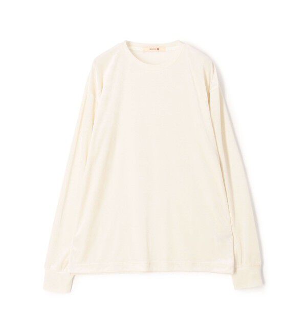BACCA「ベロアジャージー オーバーカットソー」|Tシャツ・カットソー|11 ホワイト