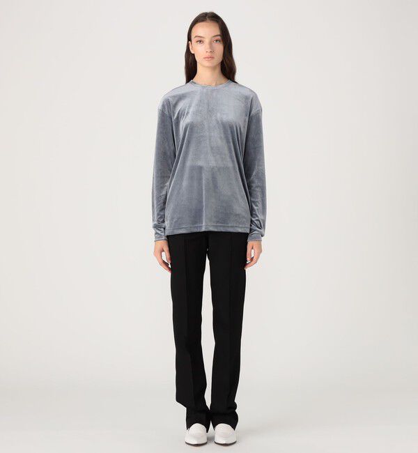 BACCA「ベロアジャージー オーバーカットソー」|Tシャツ・カットソー|