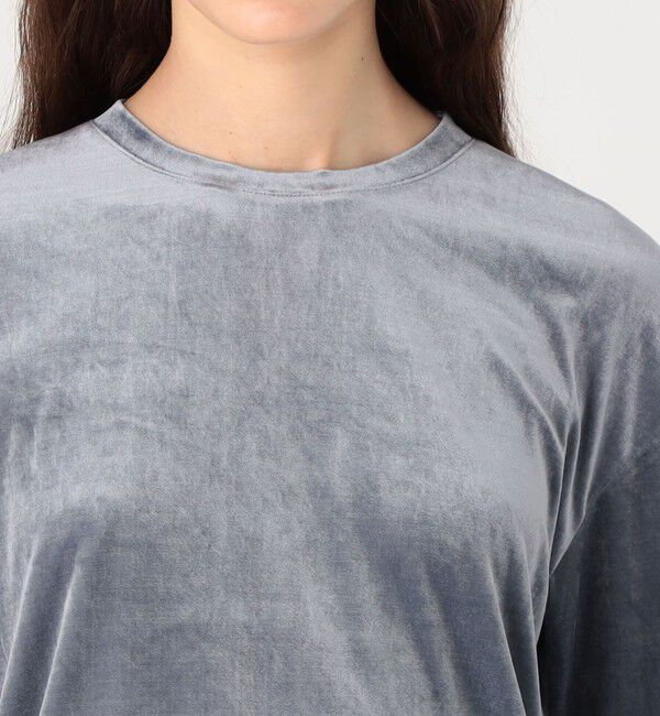 BACCA「ベロアジャージー オーバーカットソー」|Tシャツ・カットソー|