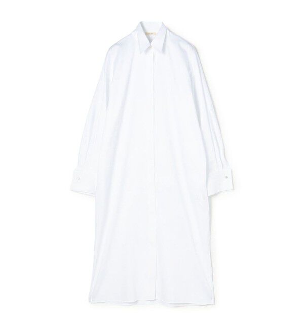 DES PRES「ドビークロス ウィングカラーシャツワンピース」|ワンピース|11 ホワイト