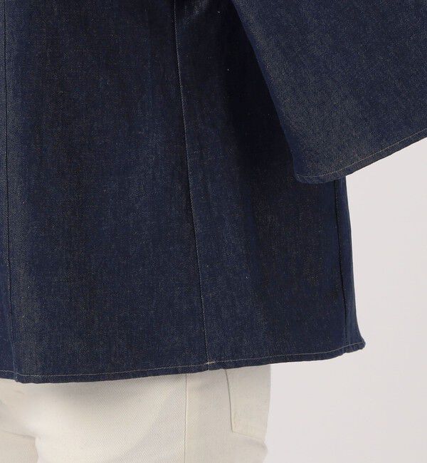 MACPHEE「リアクティブデニム レースアップブラウス」|シャツ・ブラウス|