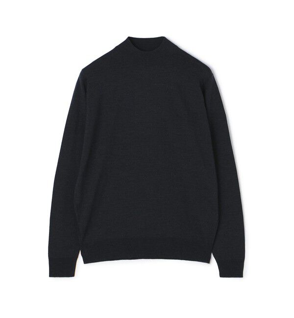 TOMORROWLAND BUYING WEAR「JOHN SMEDLEY 30G MODERN FIT ウール モックネックプルオーバー KILDAY」|ニット・セーター|17 チャコールグレー