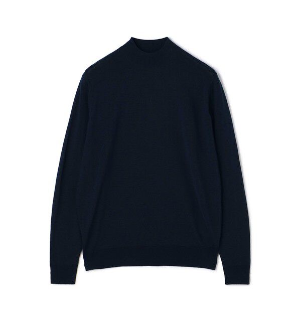 TOMORROWLAND BUYING WEAR「JOHN SMEDLEY 30G MODERN FIT ウール モックネックプルオーバー KILDAY」|ニット・セーター|55 グリーン