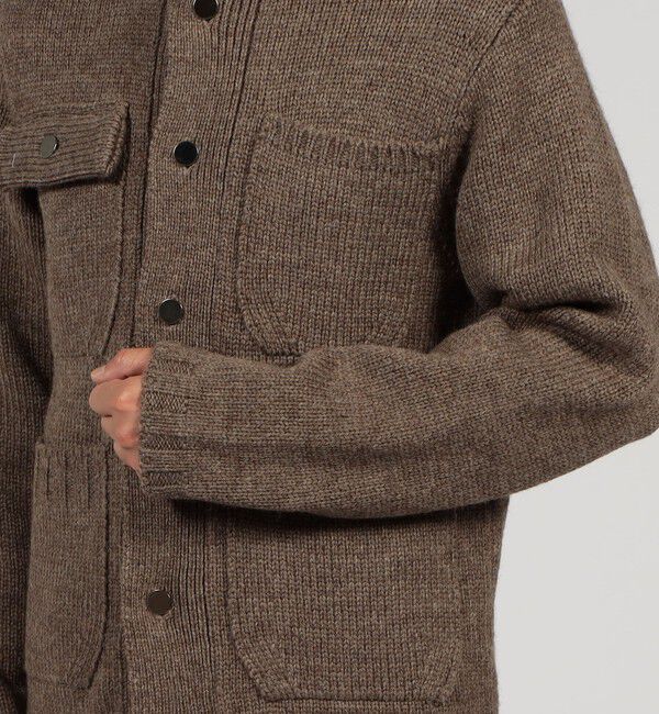 TOMORROWLAND MENS「TOMORROWLAND tricot ハイランドウール ニットブルゾン」|ニット・セーター|