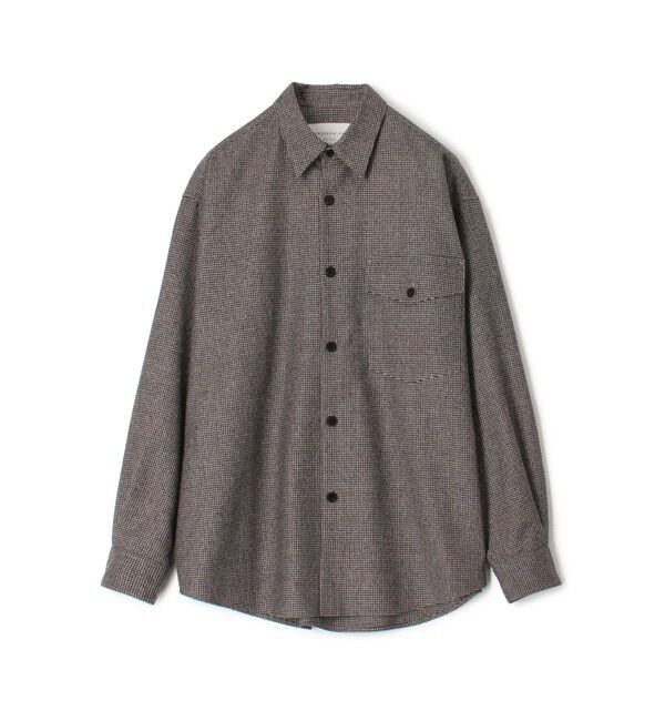 TOMORROWLAND MENS「2/90ミルドウール シャツ」|シャツ・ブラウス|18 ブラック系