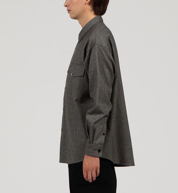 TOMORROWLAND MENS「2/90ミルドウール シャツ」|シャツ・ブラウス|