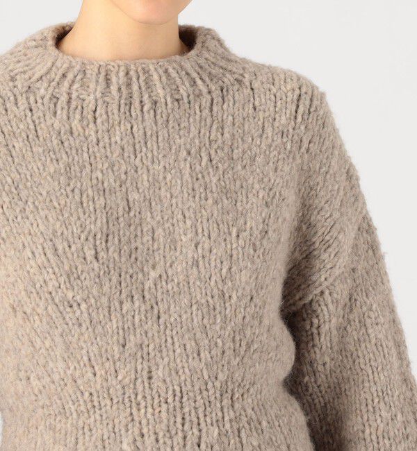 TOMORROWLAND GOODS「Lauren Manoogian HANDKNIT PEPLUM プルオーバーニット」|ニット・セーター|