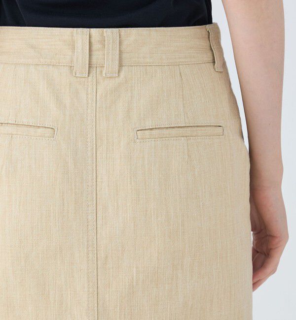 MACPHEE「ダブルサイドピグメント Iラインロングスカート」|スカート|