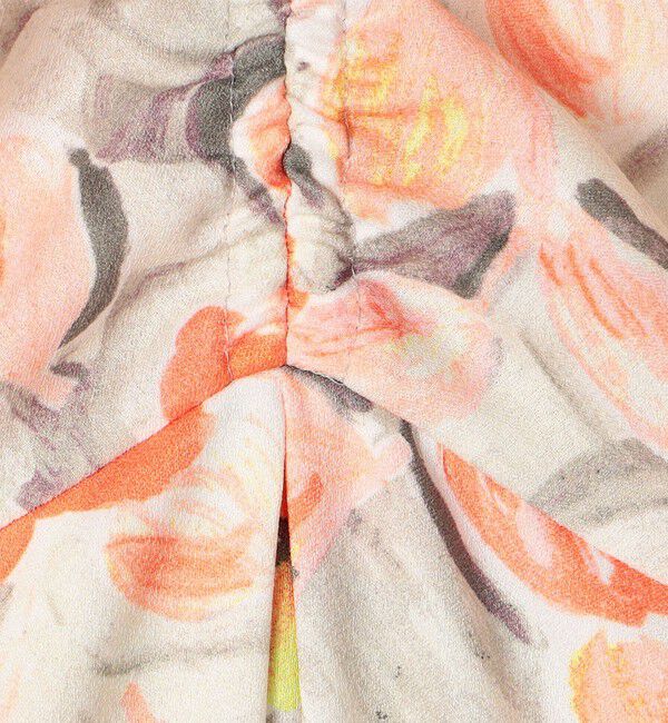 Ballsey「スプリングフラワープリント ドロストギャザーワンピース」|ワンピース|