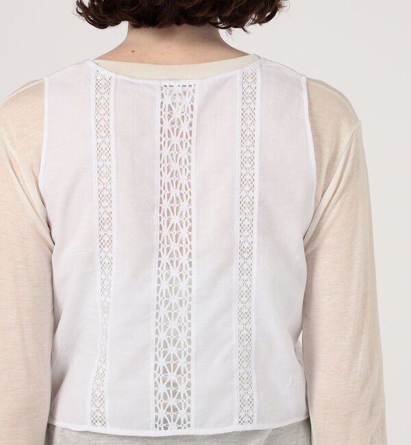 TOMORROWLAND GOODS「JANE GUSTAVSSON SIGLID  スリーブレス ブラウス」|シャツ・ブラウス|