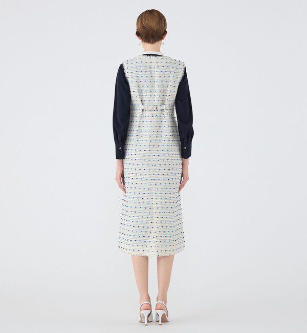 Ballsey「Blueberry Vネックジャンパースカート」|ジャンパースカート|