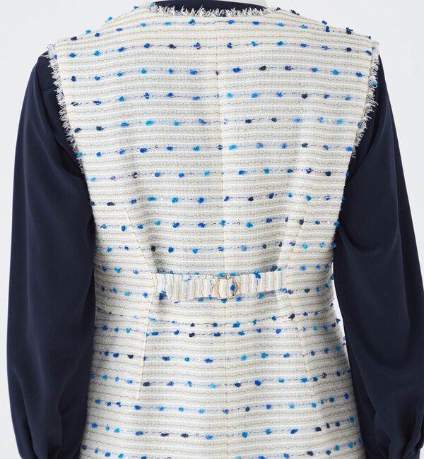 Ballsey「Blueberry Vネックジャンパースカート」|ジャンパースカート|