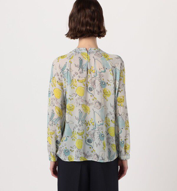 TOMORROWLAND collection「サマーボウルプリント ピンチタックブラウス」|シャツ・ブラウス|