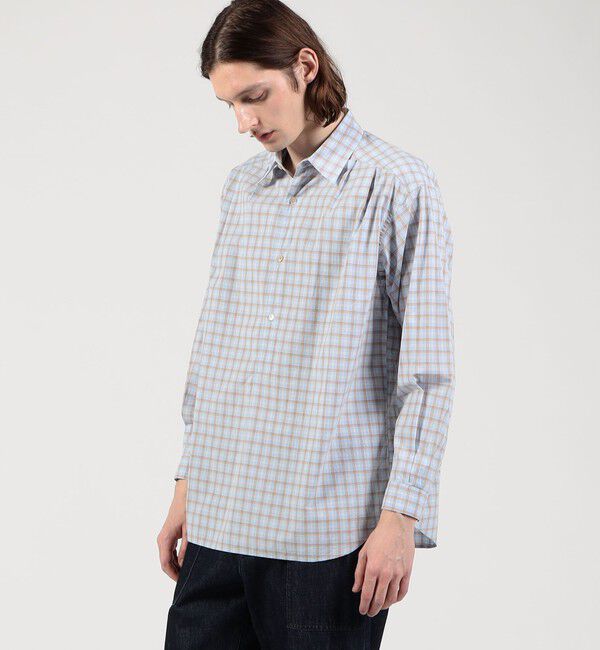 TOMORROWLAND MENS「レギュラーカラープルオーバータックシャツ」|シャツ・ブラウス|