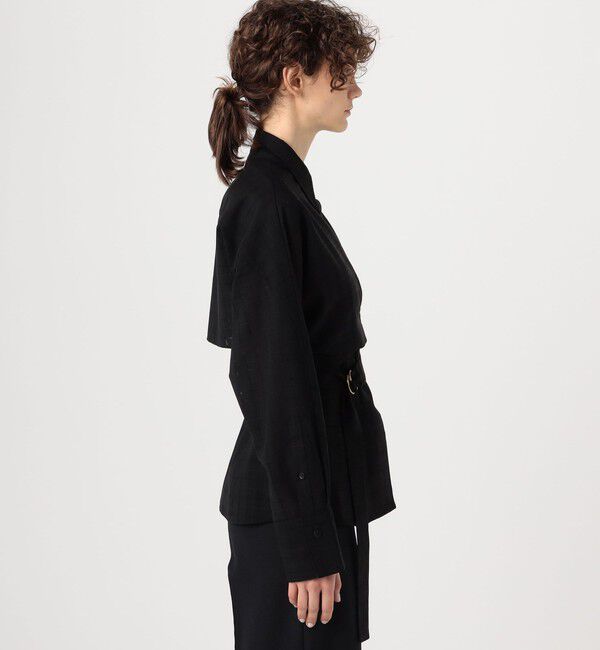 DES PRES「アキハチェックウール レイヤードシャツ」|シャツ・ブラウス|