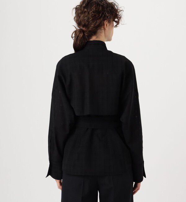 DES PRES「アキハチェックウール レイヤードシャツ」|シャツ・ブラウス|