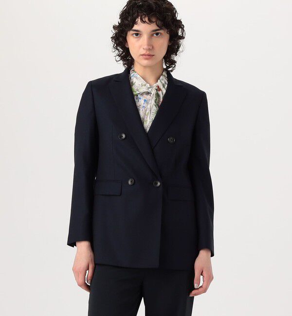 TOMORROWLAND collection「タスマニアオックス ダブルブレストジャケット」|テーラードジャケット|