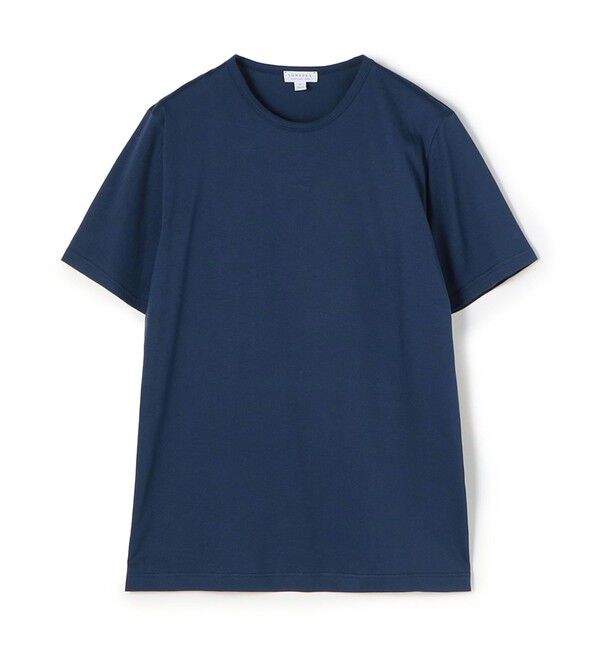TOMORROWLAND BUYING WEAR「SUNSPEL コットン クルーネックTシャツ」|Tシャツ・カットソー|65 Ink Blue