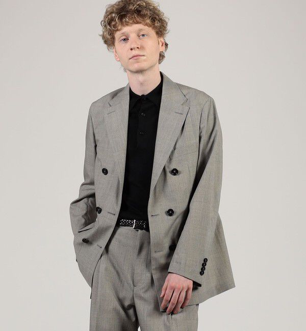 TOMORROWLAND MENS「ウールシルク ダブルブレステッド 6Bジャケット」|テーラードジャケット|
