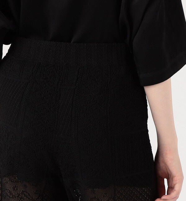 DES PRES「アイレットレース セミワイドパンツ」|その他|