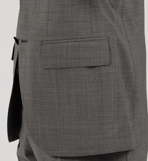 TOMORROWLAND MENS「Super120'sウールポリエステル シングルブレステッド2Bジャケット」|テーラードジャケット|