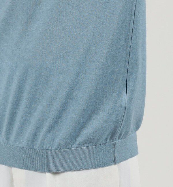 TOMORROWLAND MENS「【別注】JOHN SMEDLEY コットン ポロカラーニット」|ニット・セーター|