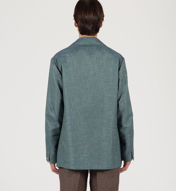 TOMORROWLAND MENS「バンブーシルクコットン サファリジャケット HAVANA DORMEUIL」|ブルゾン・スタジャン|