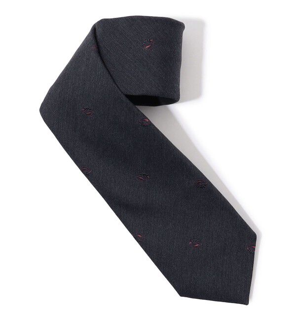 TOMORROWLAND GOODS「TOMORROWLAND シルクジャガード 小紋柄ネクタイ」|ネクタイ・蝶ネクタイ|16 グレー系