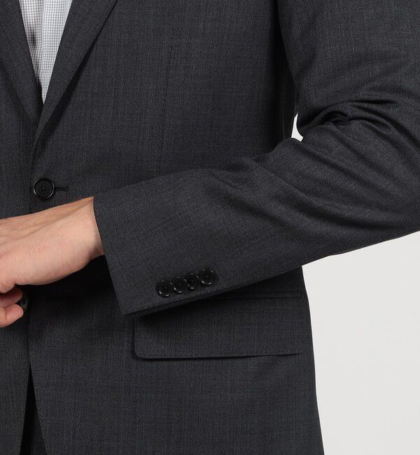 TOMORROWLAND MENS「SUPER120&rsquo;Sウール ストレッチ シングルブレステッド 2Bジャケット」|テーラードジャケット|