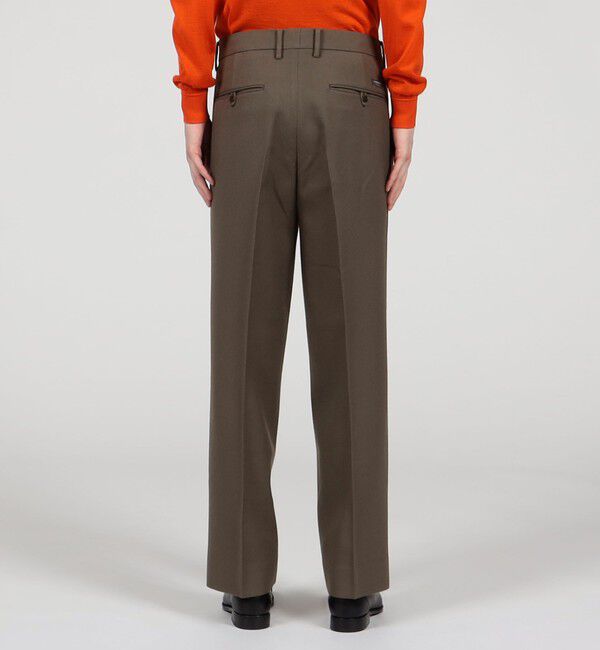 TOMORROWLAND MENS「ドライウールツイル 2プリーツワイドストレートバレルパンツ」|その他|