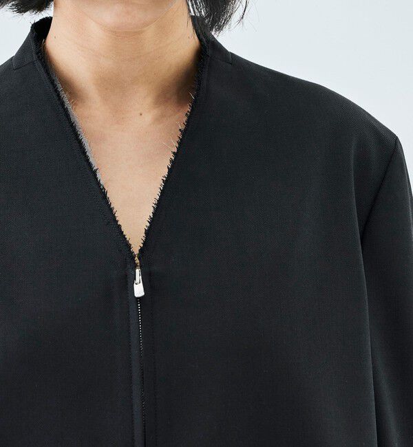 Edition「ドライツイル ZIPジャケット」|ノーカラージャケット|