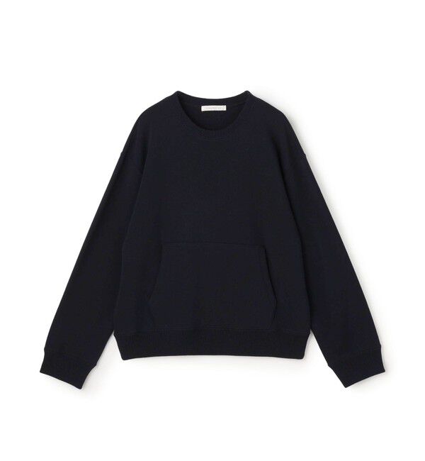 GALERIE VIE「コットンスピニングウール クルーネックプルオーバー」|ニット・セーター|69 ネイビー