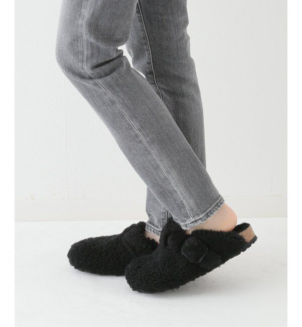 Plage「【BIRKENSTOCK / ビルケンシュトック】 BOSTON BIG BUCKLE SHEARILING サンダル」|サンダル|