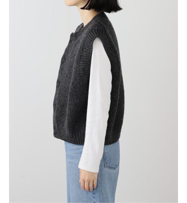 Plage「JANE SMITH/ジェーンスミス  SNAP 3G SHORT ニット」|ニット・セーター|