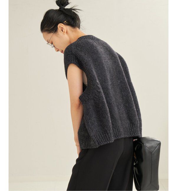 Plage「JANE SMITH/ジェーンスミス  SNAP 3G SHORT ニット」|ニット・セーター|