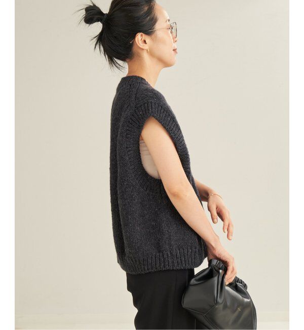 Plage「JANE SMITH/ジェーンスミス  SNAP 3G SHORT ニット」|ニット・セーター|