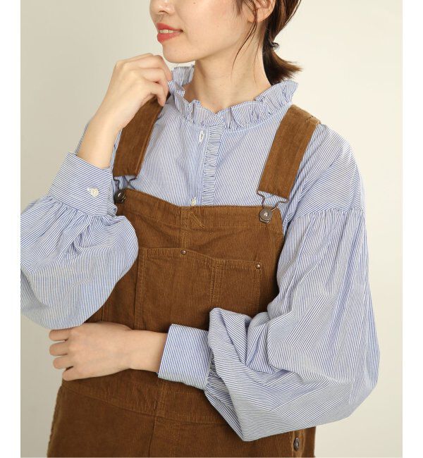 SLOBE IENA「《追加》ミニフリルブラウス」|シャツ・ブラウス|