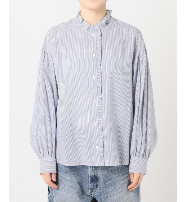 SLOBE IENA「《追加》ミニフリルブラウス」|シャツ・ブラウス|