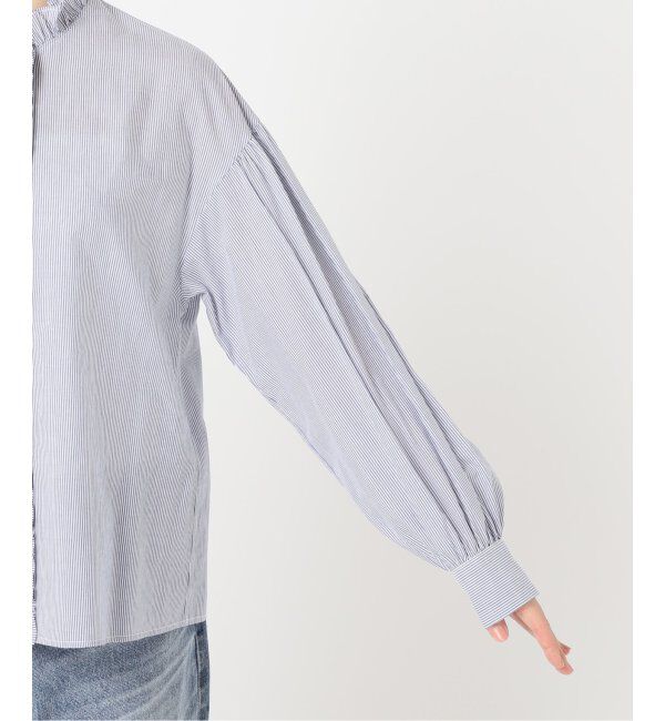 SLOBE IENA「《追加》ミニフリルブラウス」|シャツ・ブラウス|