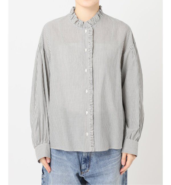 SLOBE IENA「《追加》ミニフリルブラウス」|シャツ・ブラウス|