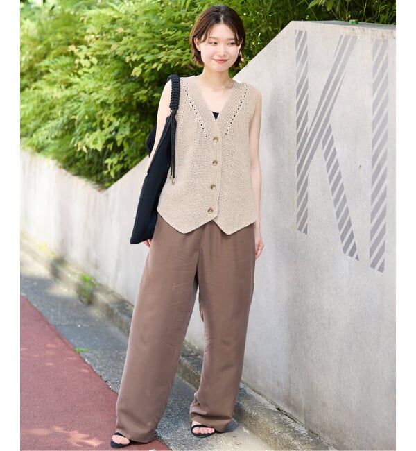 SLOBE IENA「《追加》ニットジレ」|ニット・セーター|