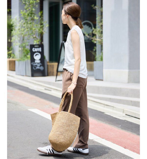 SLOBE IENA「《追加》スラブ天竺ノースリーブTEE」|Tシャツ・カットソー|