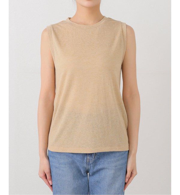 SLOBE IENA「《追加》スラブ天竺ノースリーブTEE」|Tシャツ・カットソー|