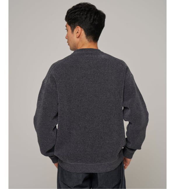 EDIFICE「《追加》シェニール ヤーン クルーネック ニット」|ニット・セーター|